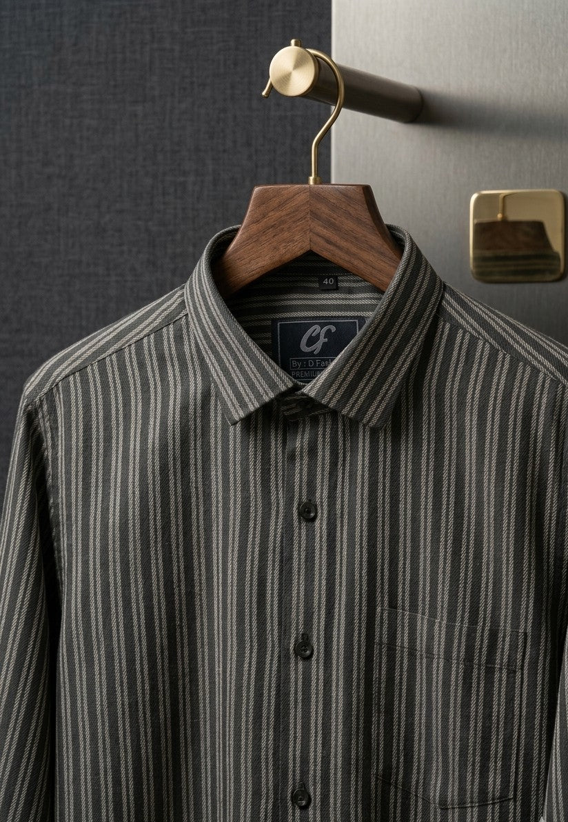 42 CF Jecord Stripe Slim Fit Shirt
