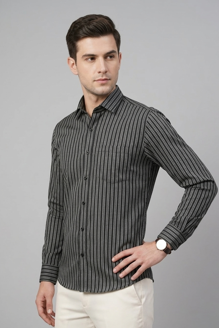 42 CF Jecord Stripe Slim Fit Shirt