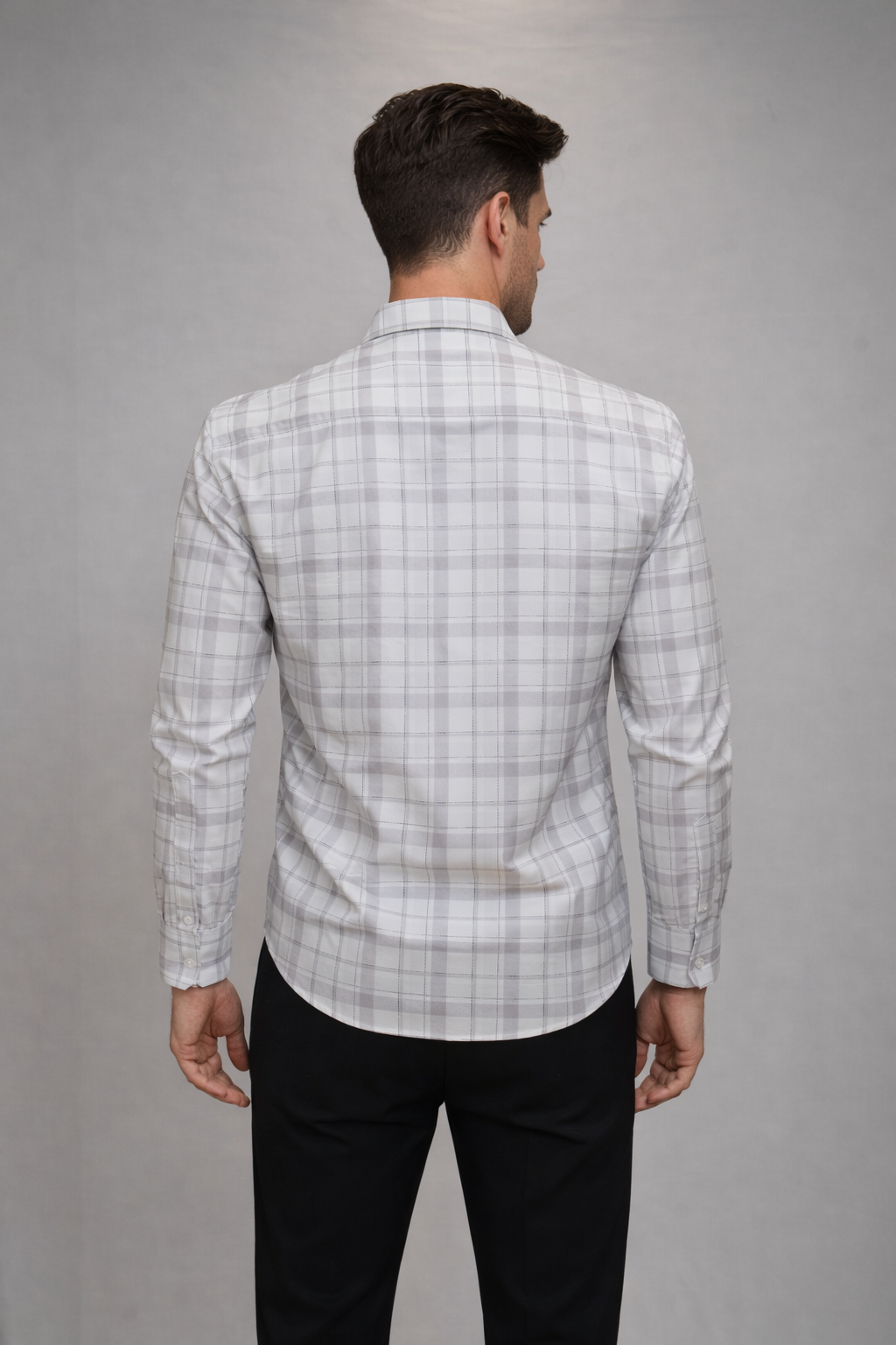 01 CF Checks Twill Slim Fit Shirt