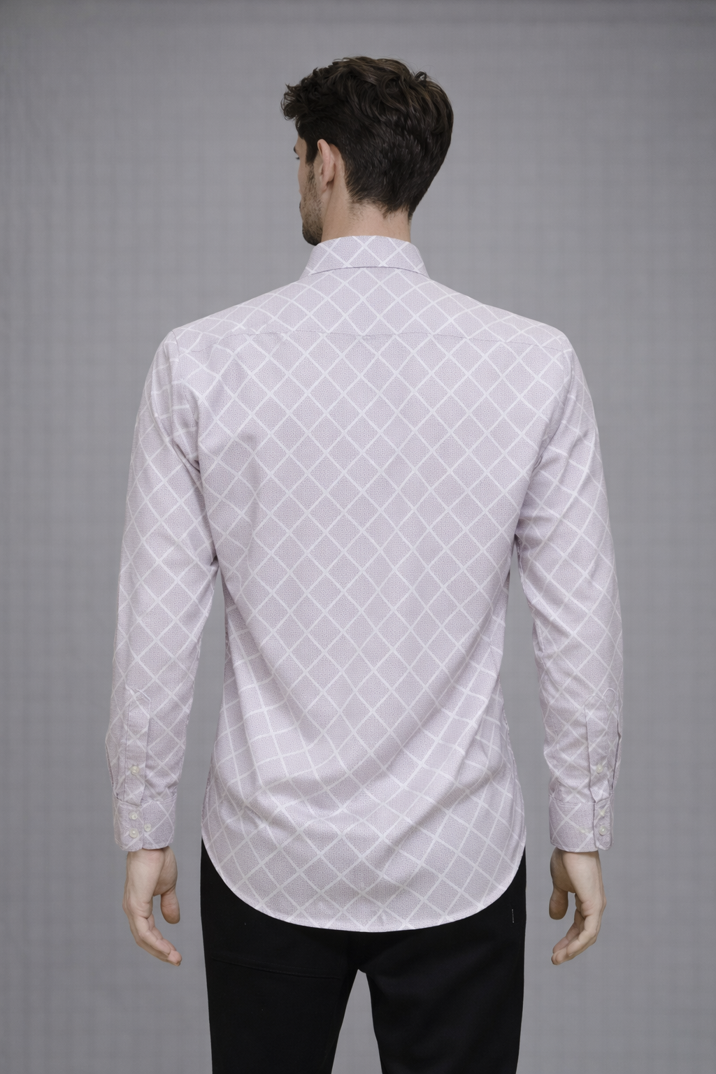 14 CF Onion Diamond Print Slim Fit Shirt