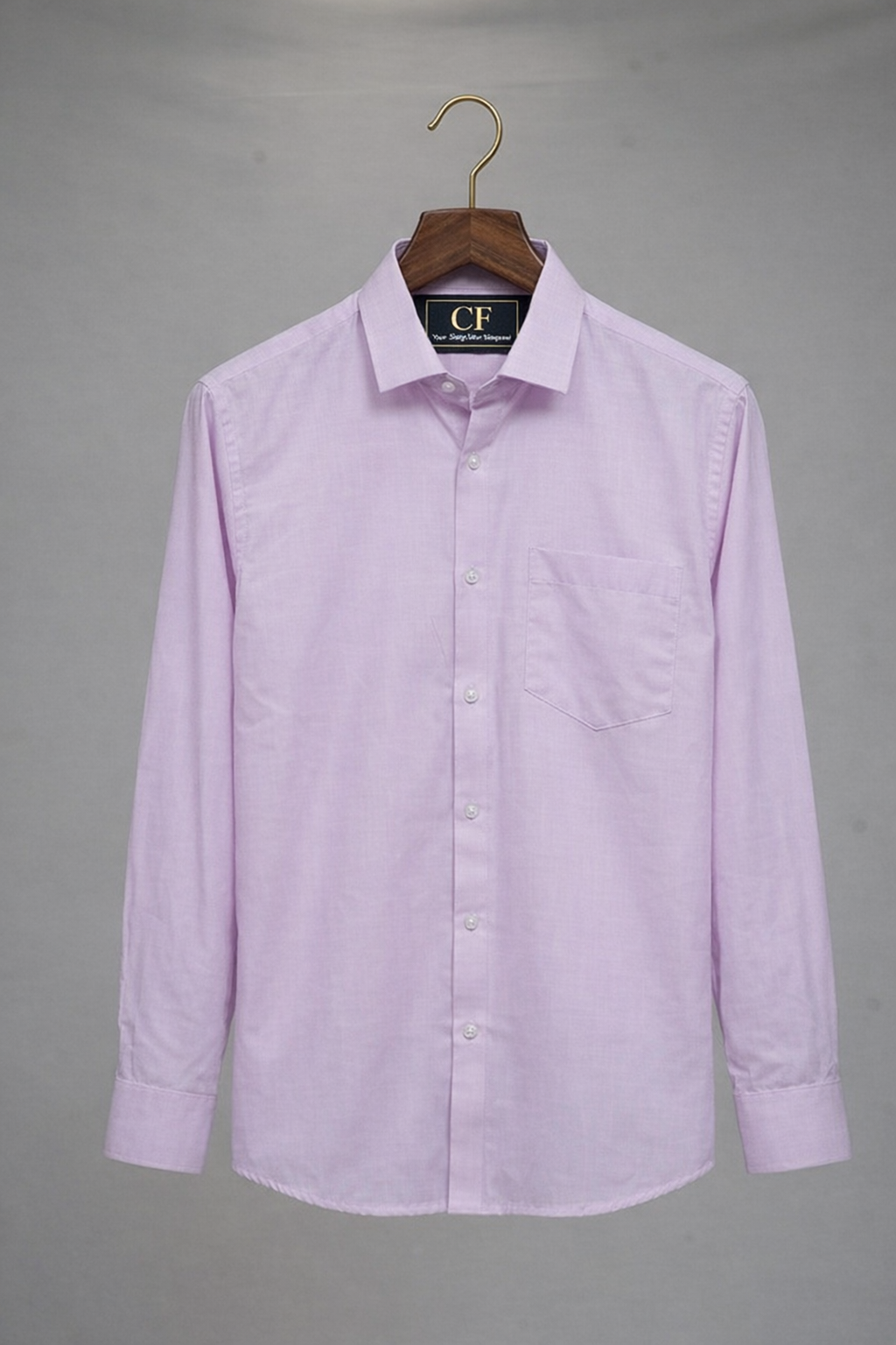 07 CF Solid Bubblegum Slim Fit Shirt