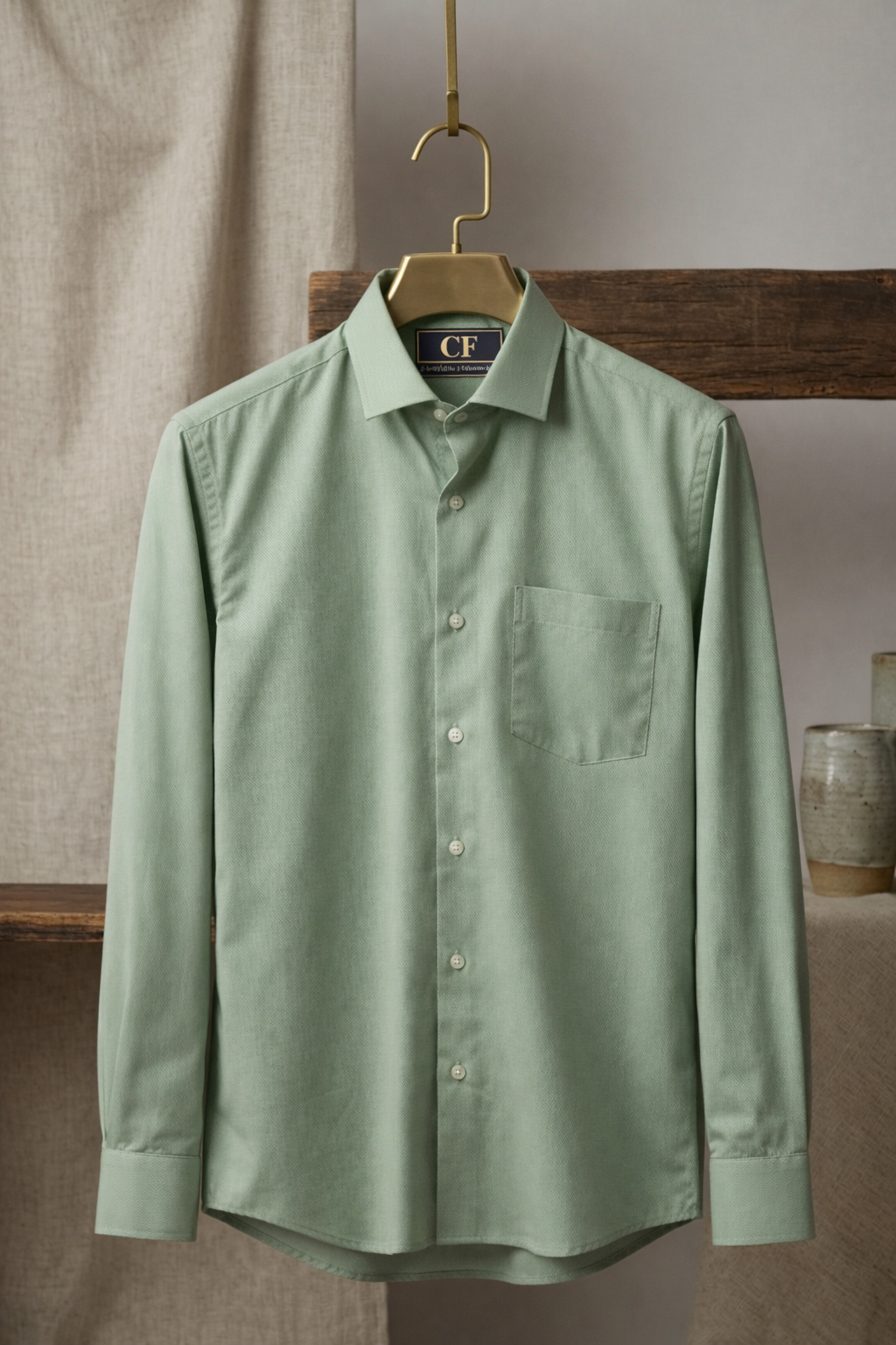 26 CF Solid Pista Slim Fit Shirt