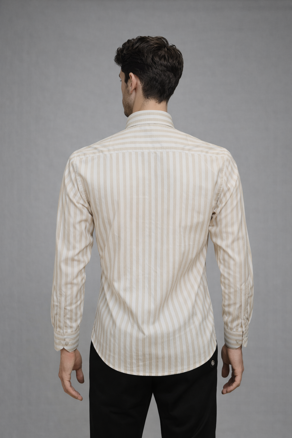 40 CF Dobby Stripe Phon Slim Fit Shirt