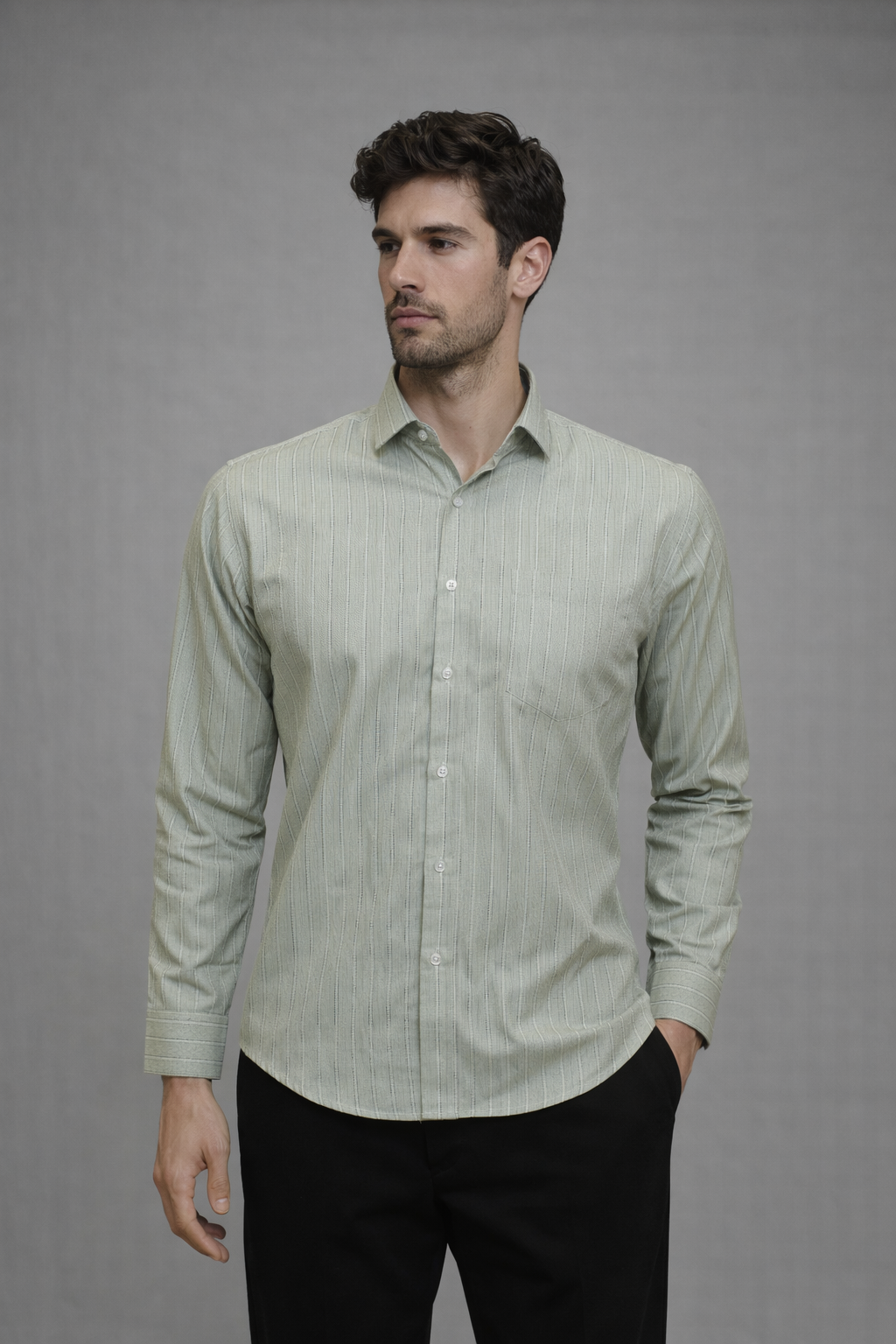 41 CF Jecord Stripe Slim Fit Shirt