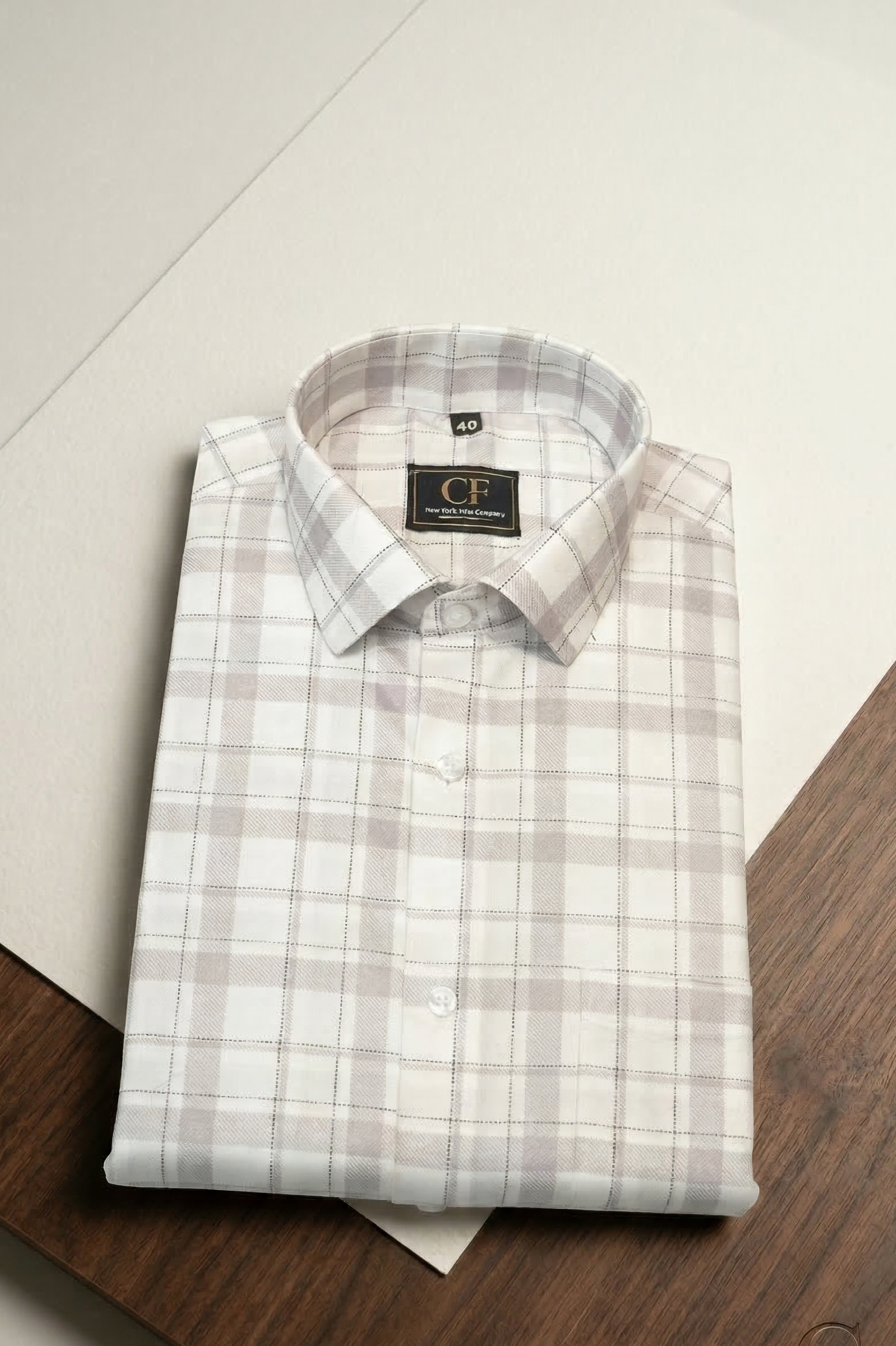 01 CF Checks Twill Slim Fit Shirt