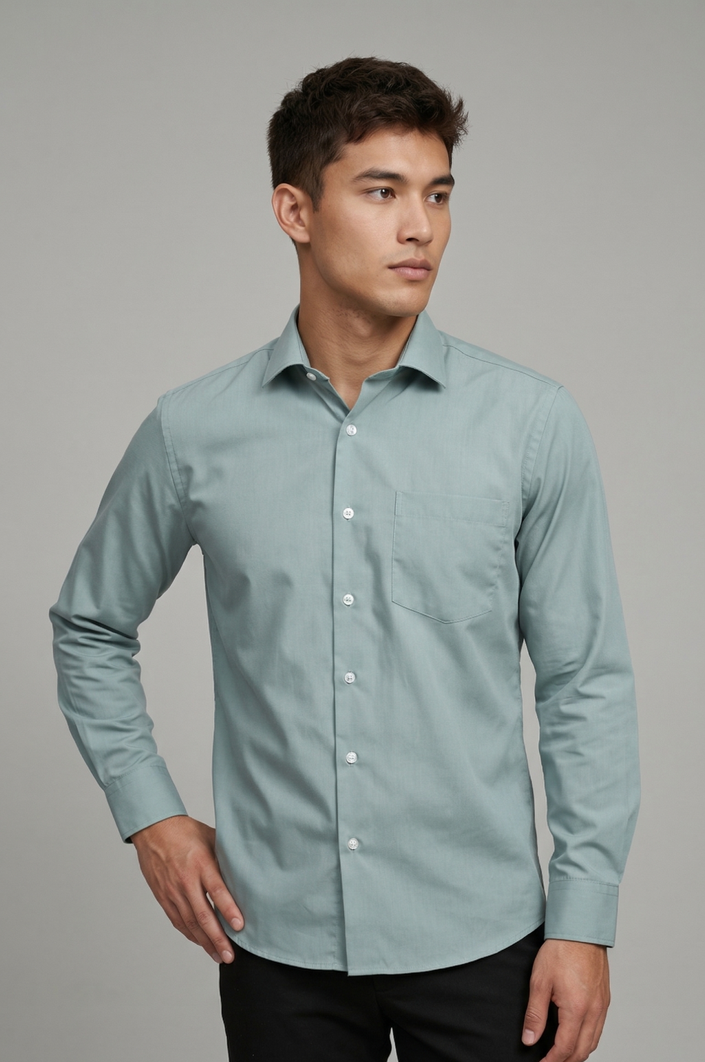 33 CF Solid Pista Chino Slim Fit Shirt