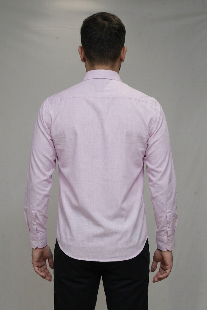 07 CF Solid Bubblegum Slim Fit Shirt